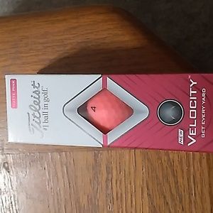 Titleist 3 pack matte pink golf balls